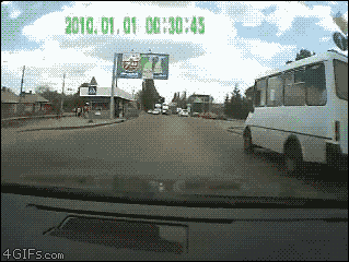 Crazy driving in Russia