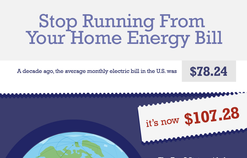 Read more about the article Stop Running From Your Home Energy Bill [Infographic]