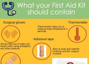 Read more about the article What your First Aid Kit should contain [Infographic]